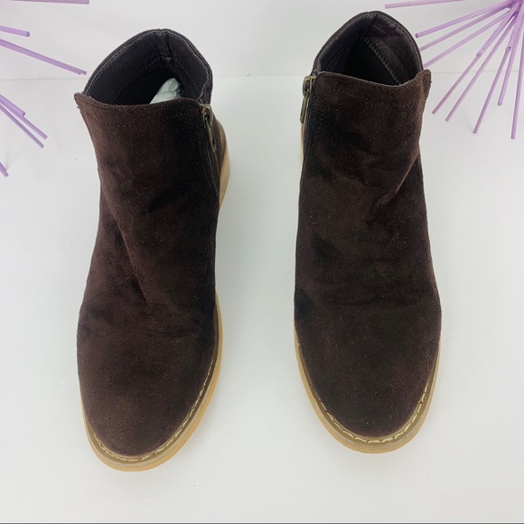 Seven7 Cisco Kid / Brown Bootie Side Zip Up - Picture 3 of 8